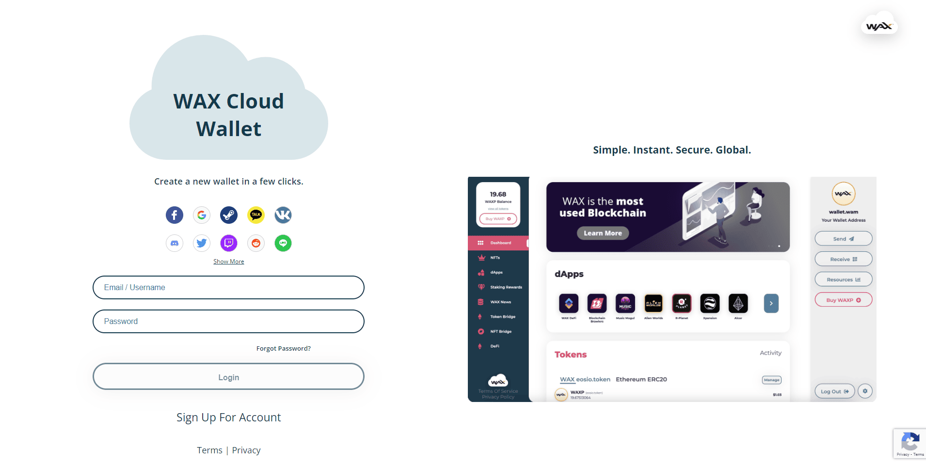 Wax Cloud Wallet Login Page.png