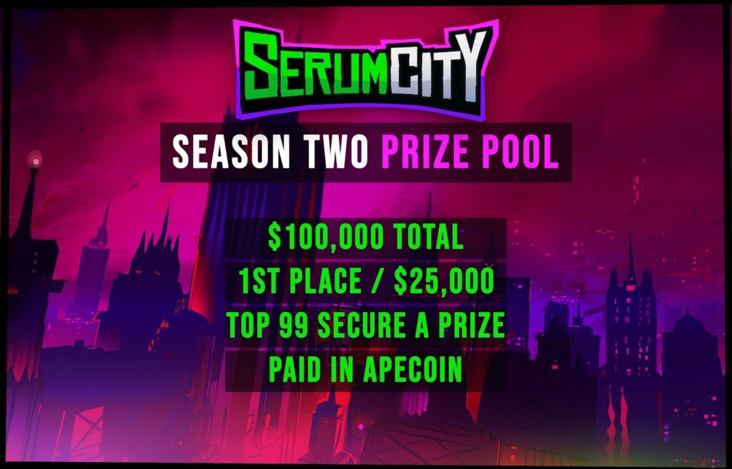 Serum City Season 2 Prizes