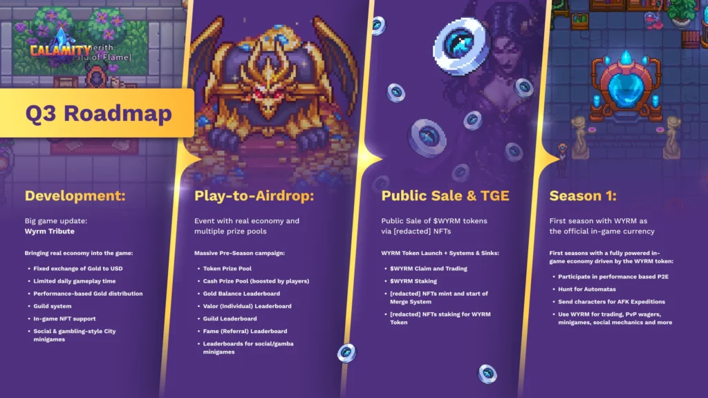 Calamity Q3 Roadmap