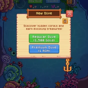 Fishing Frenzy Adds Diving With 2,000 $RON Rewards for Play-to-Earn Finale