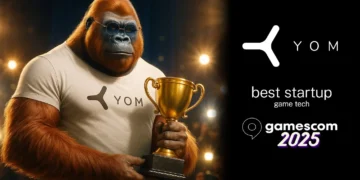 Yom Wins Best Startup Award At Gamescom 2025 For Gaming Tech