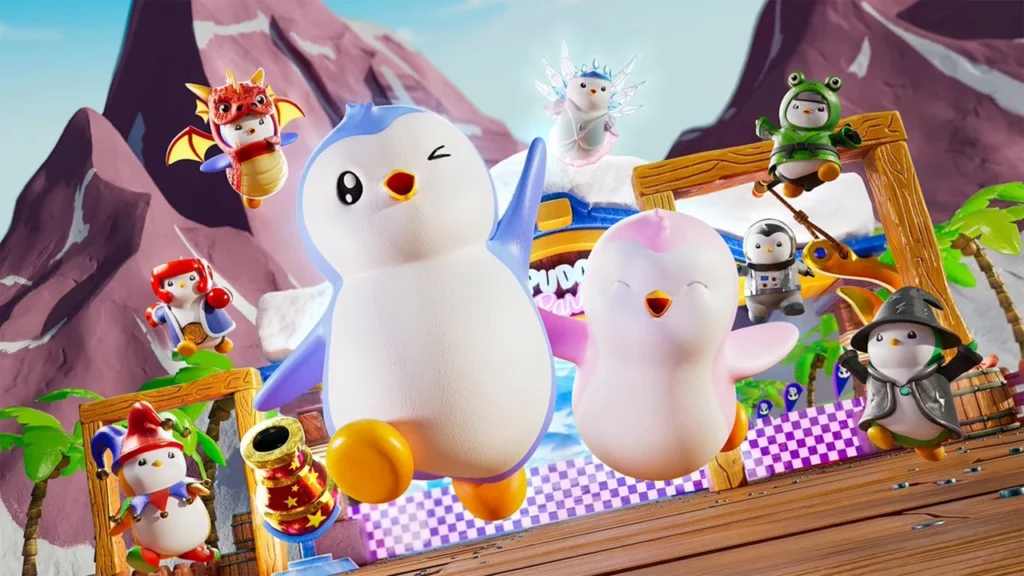 Is Pudgy Party About to Become Play-to-Earn? Pudgy Penguins Mobile Game Climbs Charts With Tradable Skins
