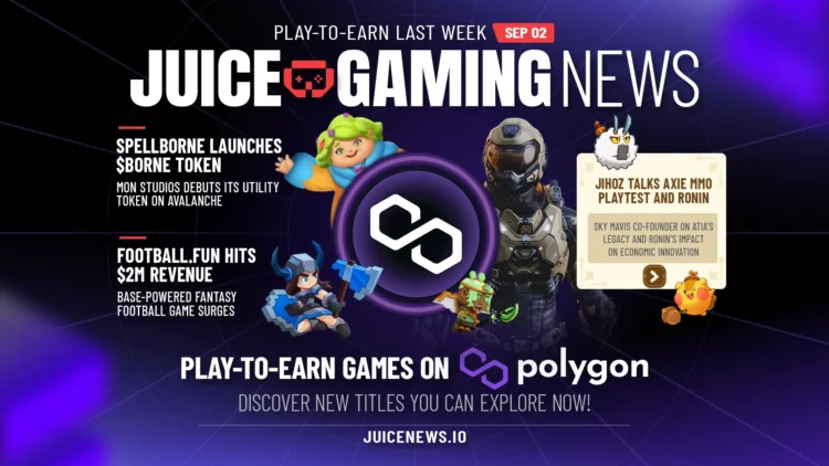 Play-To-Earn Weekly Recap: Polygon Games, Jihoz Talks Axie Mmo, Spellborne Token Launch