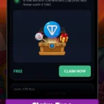 GrabGifts box tiers from free to TON entry in Telegram gaming mini-game