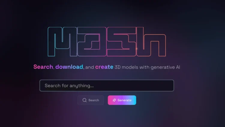 Msquared Releases Mash, A Genai Platform For Generating And Remixing 3D Assets With Somnia Blockchain Royalties, Glb Support, And Creative Commons Licensing.