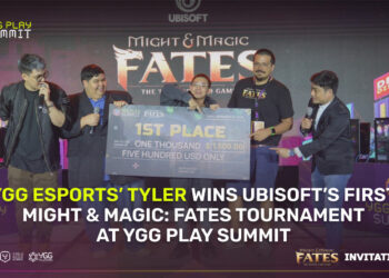 Ygg Esports Player Tyler Receiving First Place Prize At Might &Amp; Magic: Fates Tournament In Manila