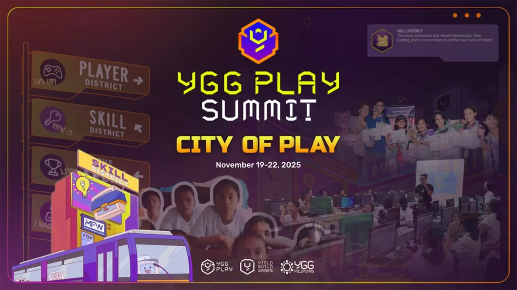YGG Play Summit Adds New Web3 And AI Workshops In Skill District Expansion